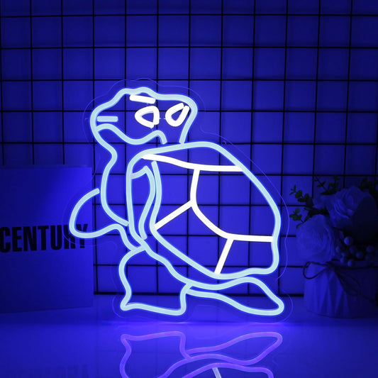 Turtle Neon Sign Led Neon Lights Neon Signs for Wall Decor Light Up Sign for Birthday Party Club Gift