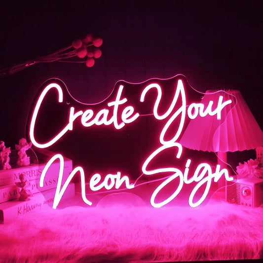 Custom Neon Sign Wedding Logo Business Customize Neon Signs for Wall Decor Birthday Party Personalized Large Led Neon Sign Light Up Name for Bar Cafe Salon Beauty Gift Decorations